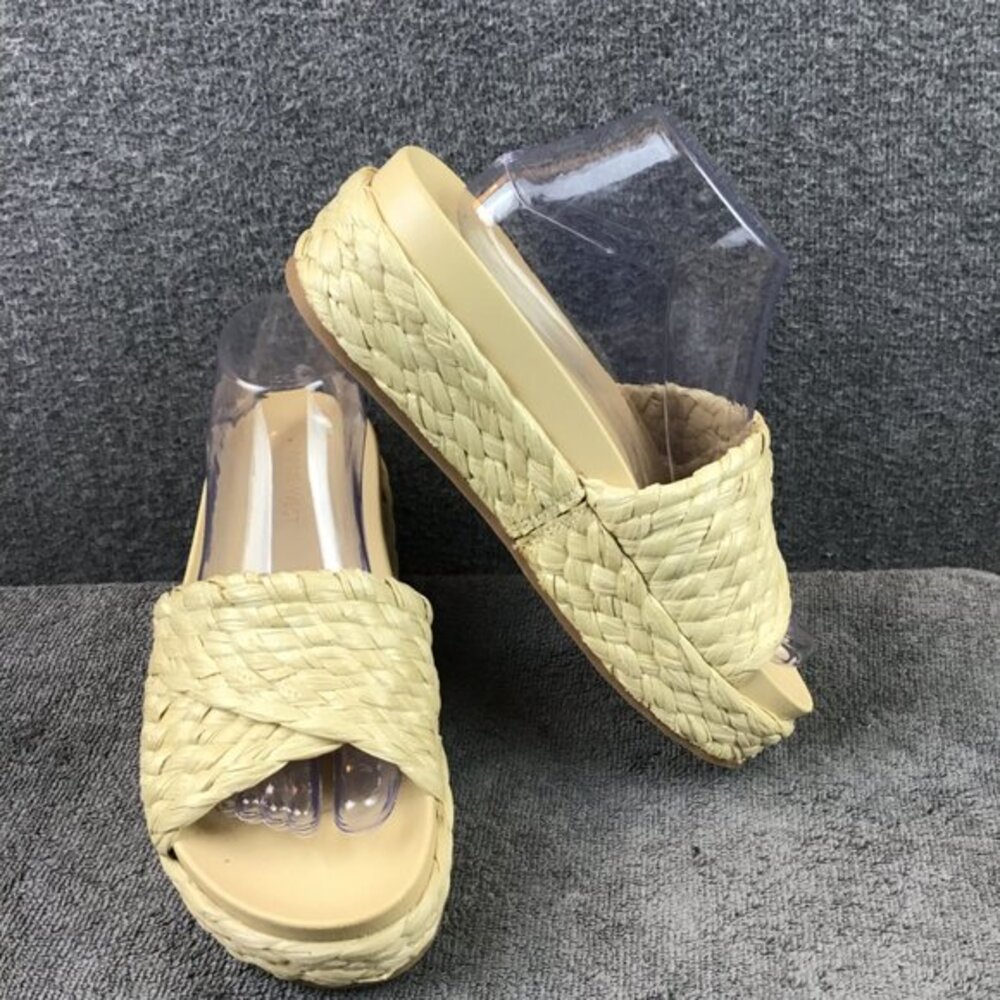 Nine West Women's Platform Slide Sandals 9M EUC